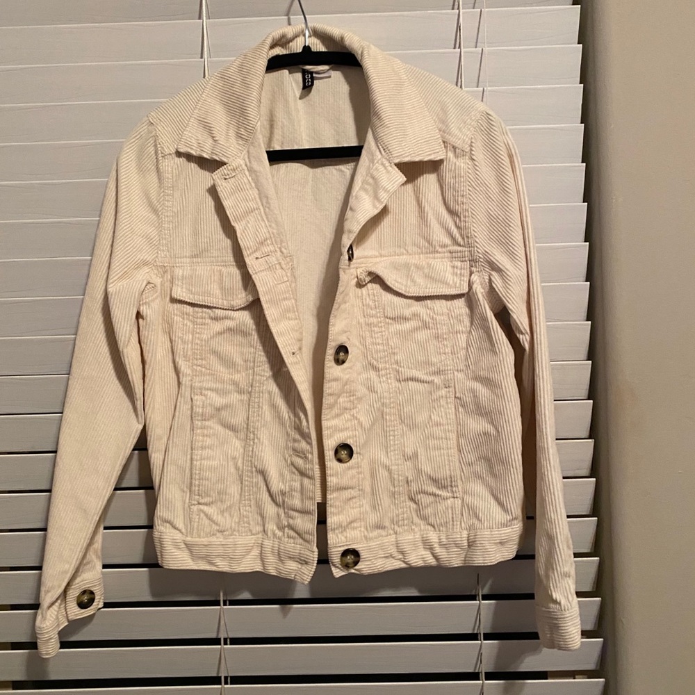 Cream Corduroy Jacket